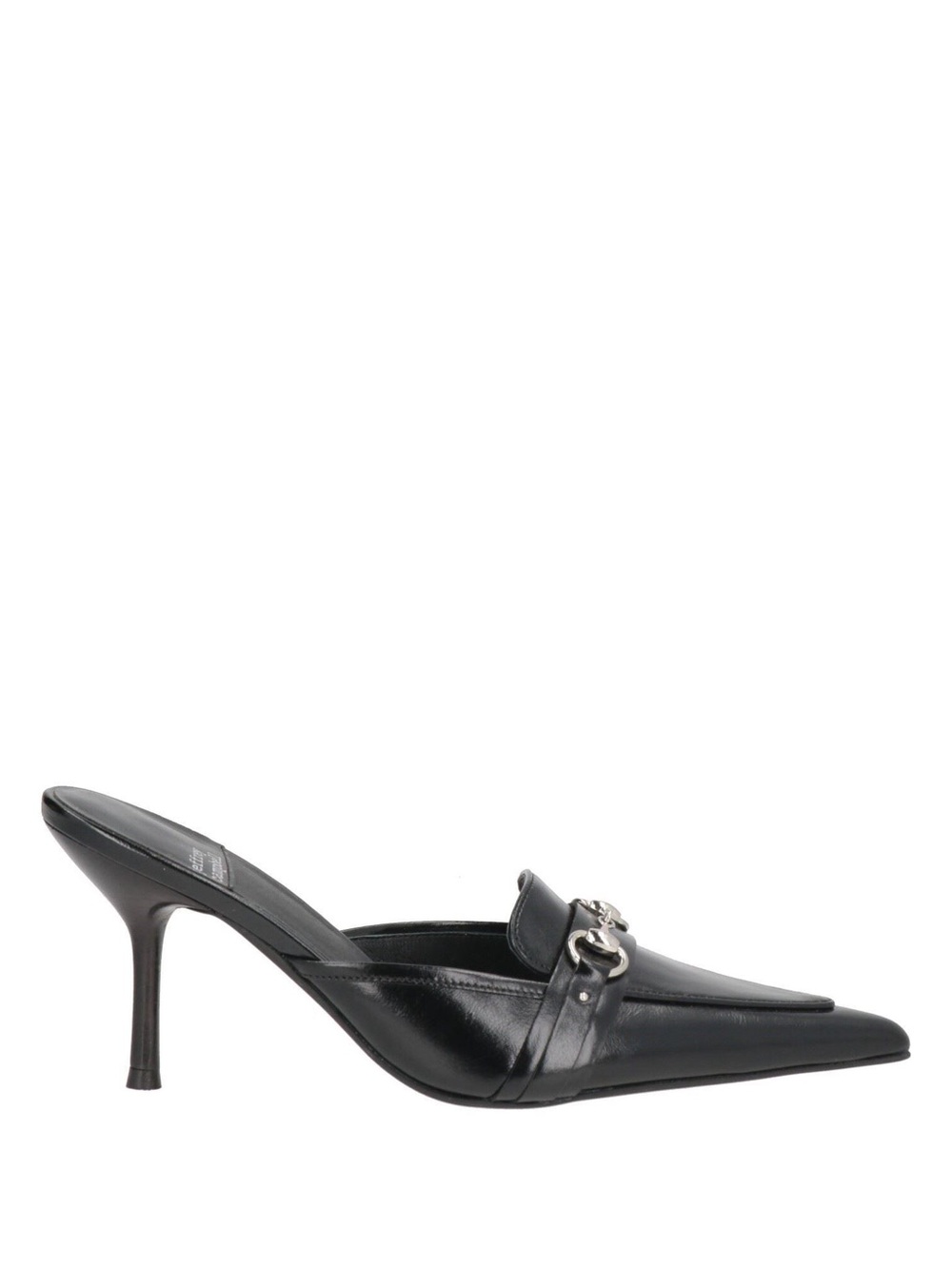 Jeffrey Campbell Astrologic Pointed-Toe Mule Heels with Metal Accent
